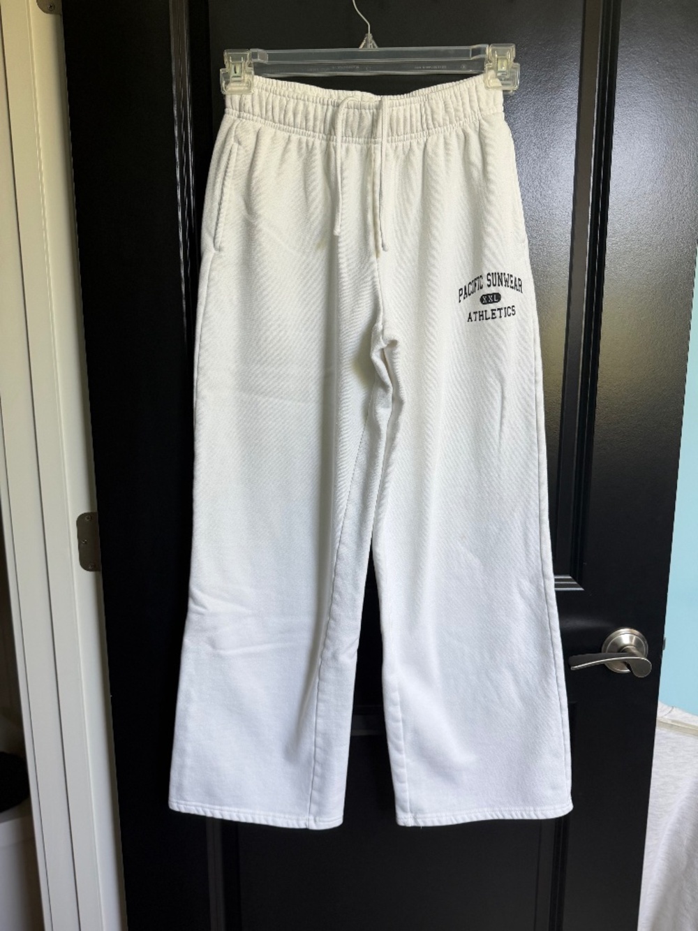 PacSun white sweat pants size s